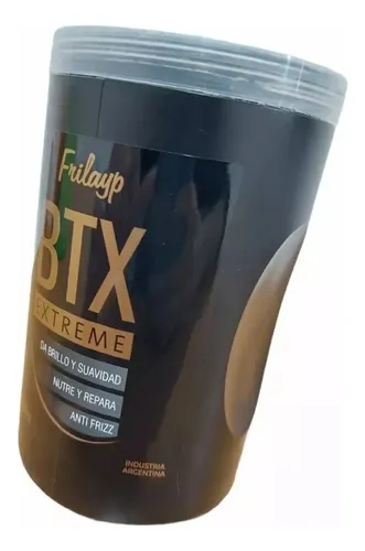 Baño De Crema Botox Extreme Nutricion Brillo X1k + Pote X240 Frilayp