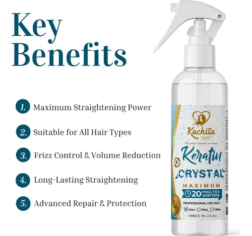 Spray Keratina Kachita Spell 473ml Tratamiento Alisado