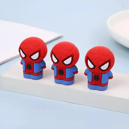 10pcs Sacapuntas De Muñeca De Anime Mini Sacapuntas  Lápiz Red 10pcs