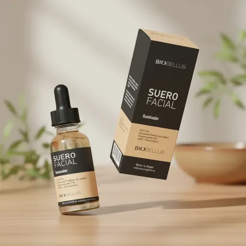 Suero Facial Iluminador Biobellus 30 Ml Para Piel Radiante