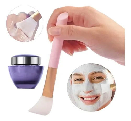 Brocha Pincel Espatula Silicona Para Mascarilla Skincare