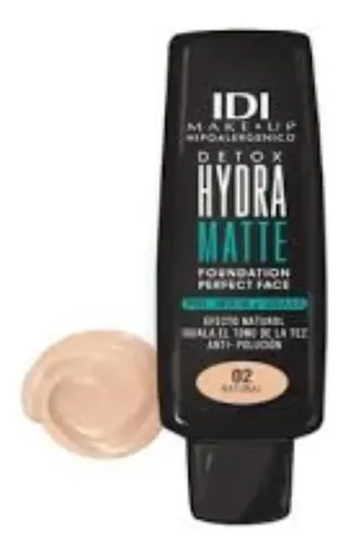 Base De Maquillaje Idi Hydra Matte Detox N02 Natural