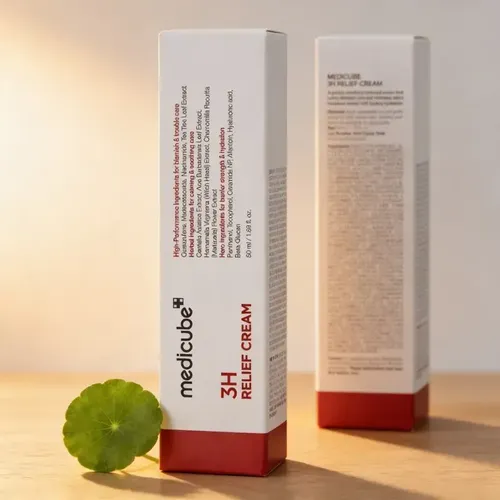 Skin Medicube 3h Relief Cream Reparadora De Acne Rosacea Todo Tipo De Piel Día/noche