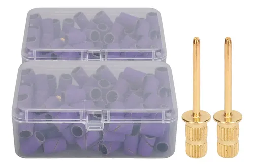 Bandas Lijadoras Moradas, 2 Paquetes For Taladros De Uñas D