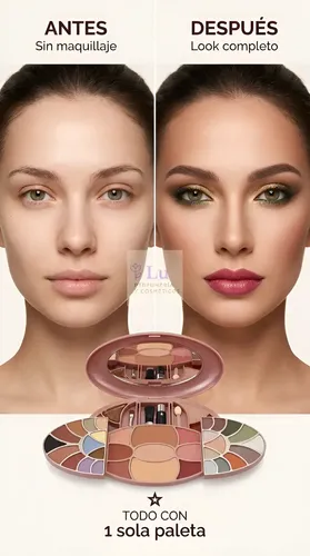 Set Facial De Maquillaje Con Cosméticos Completo Br #0255