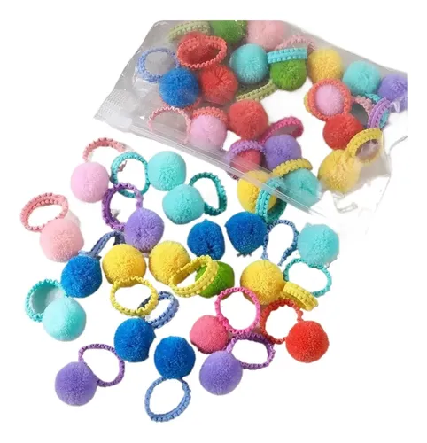 2 Juegos De Lindas Pinzas Para El Cabello De Peluche