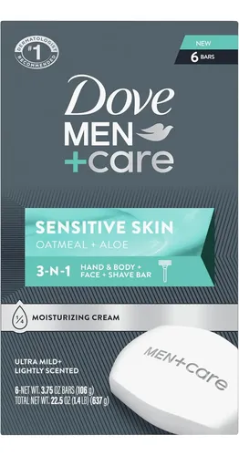 Barra De Afeitar Dove Men+care Para Manos Y Cuerpo, Rostro Y Piel