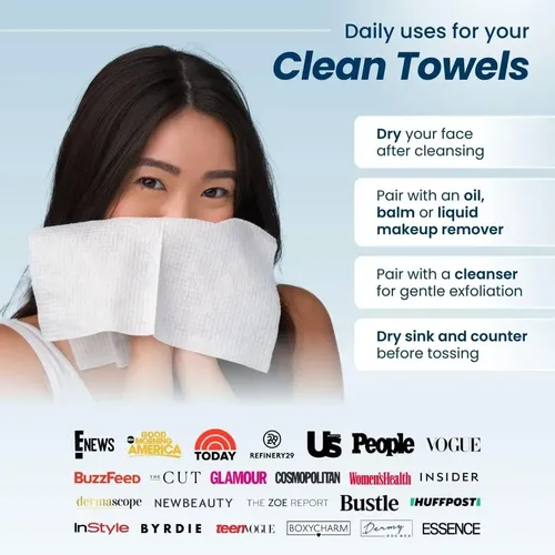 Toalla Facial Desechable Clean Skin Clean Towels