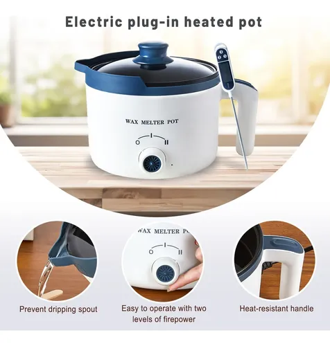 Fundidor De Cera Eléctrico Wax Melting Pot Kqu Con .