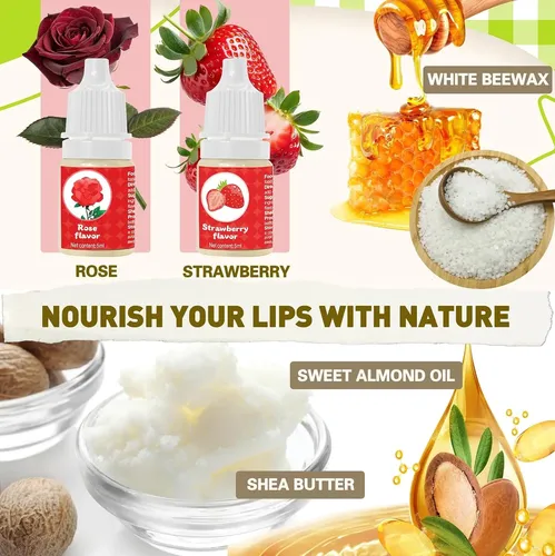 Kit Para Hacer Bálsamos Labiales Thaluna: Manteca De Karité,