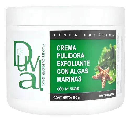 Crema Pulidora Exfoliante Con Algas Marinas Dr Duval X 500gr