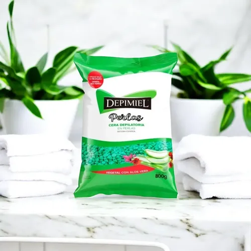 12 Ceras Depilatorias Perlas Depimiel 800gr Sistema Español
