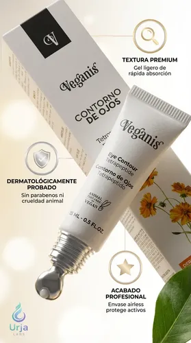 Veganis Contorno Ojos Antiedad 15 Ml Día/noche
