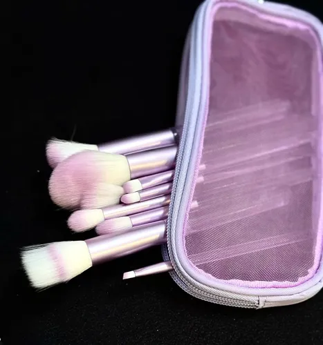 Brochas De Maquillaje Colores Pateles X2 Set