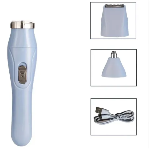 Depiladora Facial Eléctrica Recortadora De Cejas Y Rostro