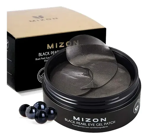 Mizon Parches Hidrogel Para Ojeras Black Pearl Premium Impor