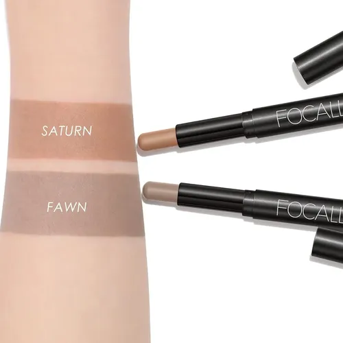 Delineadores De Ojos En Crema Focallure Smoky Brown 2 Piezas