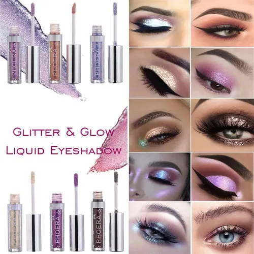Sombra Líquida De Ojos 12 Colores Duradera Resistente Al