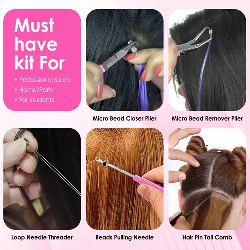 Set De Herramientas Para Extensiones De Cabello Beauty & Cra