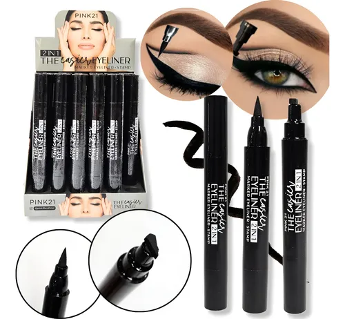Delineador De Ojos Doble Punta 2 En 1 The Casier Eyeliner