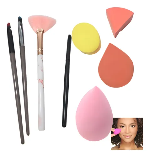 Pack Esponjas Maquillaje Acabado Profesional Infaltables