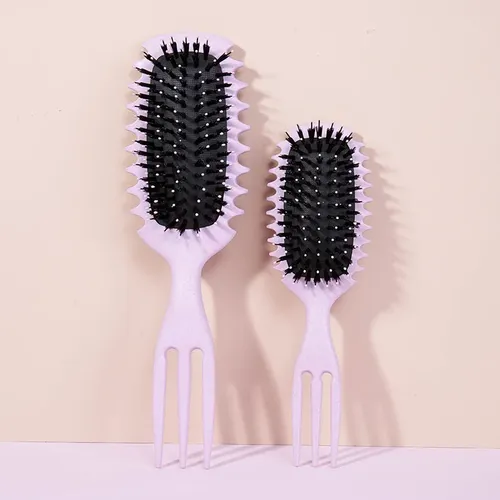 Cepillo As Show Para Cabello Rizado Candy, 1 Unidad Purple-l