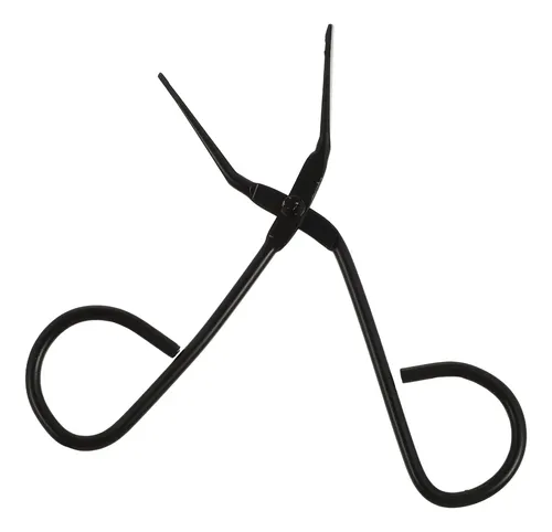 Pinzas Para Cejas De Acero Negro Para Mujer 1 Pieza
