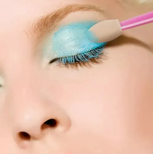 Aplicador De Maquillaje X 12 Unidades Sombra Ojos