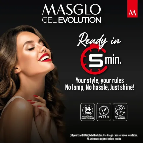 Kit Base Y Top Masglo Gel Evolution Secado Rapido