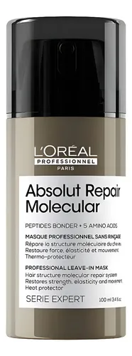 Mascara Sin Enjuague Absolut Repair Molecular Loreal 100ml
