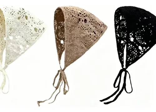 3 Piezas Diadema Bandana Tejida Crochet Para El Pelo Pf06041