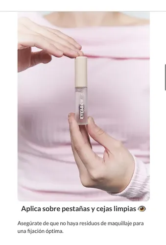 Gel Máscara Para Cejas Mely Transparente Efecto Laminado