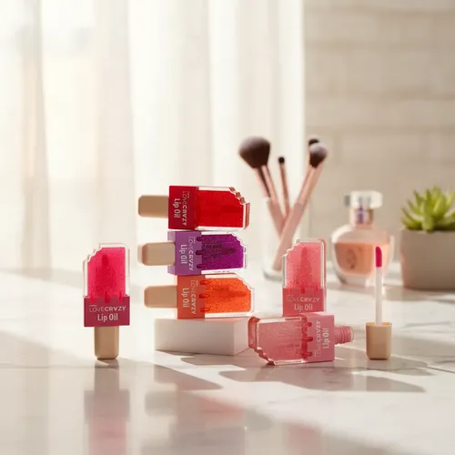 Lip Gloss Infantil Helado Tejar Lip Gloss Glitter (pack X 3)