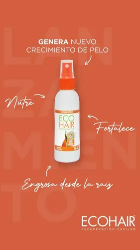 Ecohair Mini Loción Spray – Pack X2 Unidades -75ml C/u