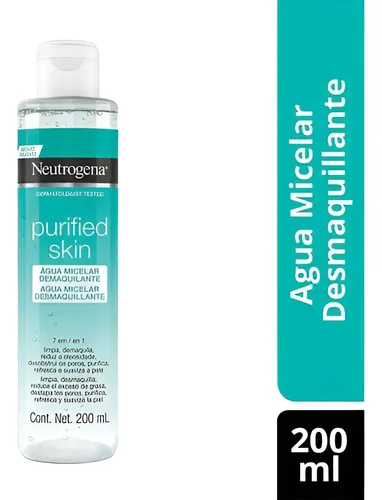 Neutrogena Agua Micelar Desmaquillante Purifiend Skin X200ml