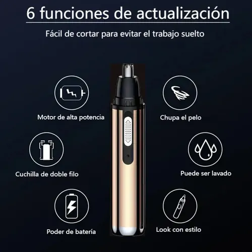 Dz Y Recortador Eléctrico Y Recargable De Vello Nariz Y
