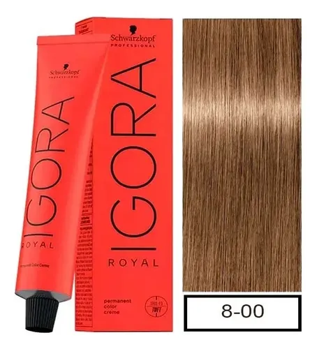 Tintura Schwarzkopf Professional Igora royal Naturals tono 8-00 para cabello