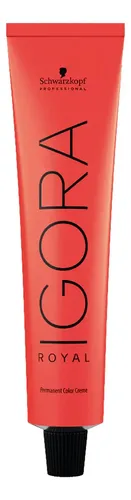Tinte Para Cabello En Crema Igora Royal Profesional 60g 6-88 Rubio Oscuro Rojo Intenso