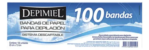 Bandas Depilatorias Sistema Descartable X 100 Unidades Depim