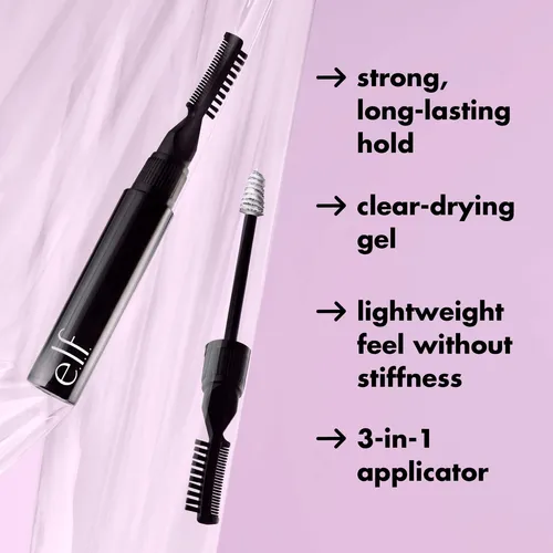 Gel Laminador Para Cejas E.l.f., De Fijación Fuerte, Gel Tra Clear