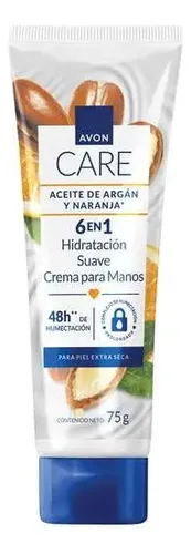 Avon Care Crema Para Manos Aceite De Argán Y Naranja