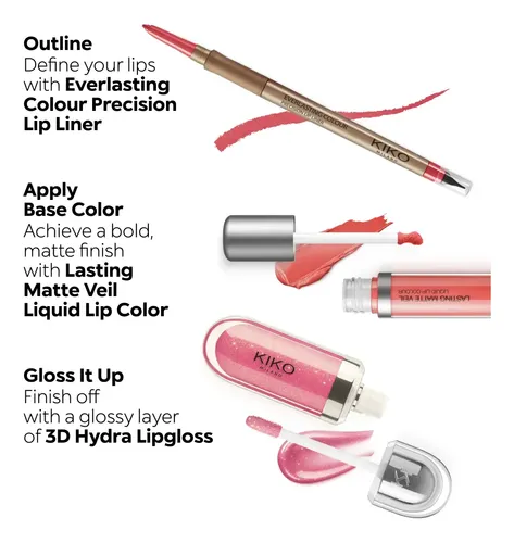 Gloss Kiko Hydra 3d Original Varios Tonos