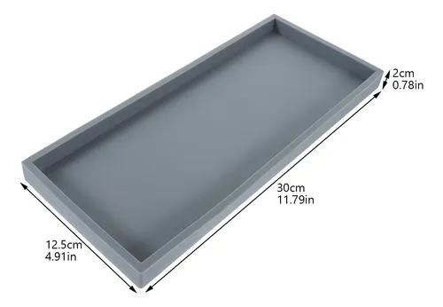 Bandeja Decorativa De Silicona, Organizador De Maquillaje, P