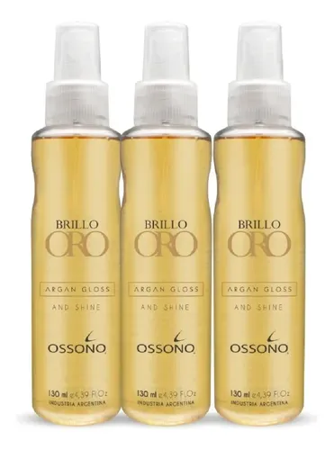 Brillo Oro Ozono X135ml X3 Argan Todo El Pais