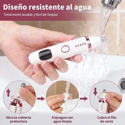 Cc Depiladora 5en1 Recargable Sin Dolor Facial/cuerpo X