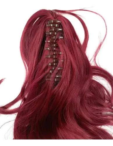 Extensión de Cabello Cola de Caballo de Fibra Sintética