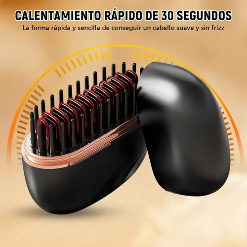 Minimizador De Cabello Inalámbrico Glambrush, Peine 2 En 1
