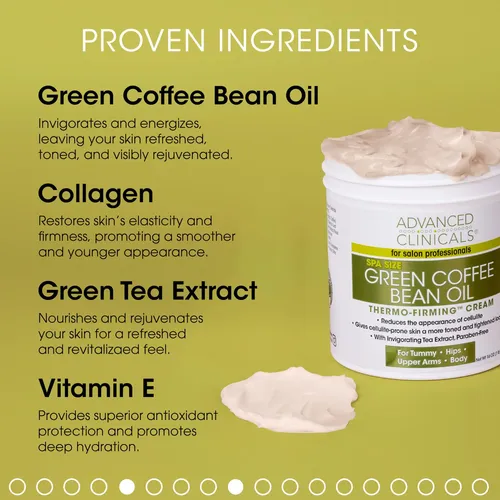 Crema Corporal Advanced Clinicals Green Coffee Bean 480ml