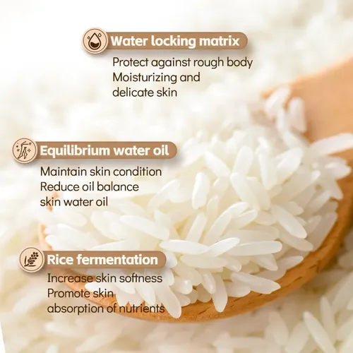 Rice Extract Body Lotion Moisturizing Hydrating Cream