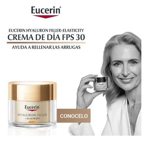 Crema Facial Hyalluron-fyller y Elasticity Día 50 mL Eucerin